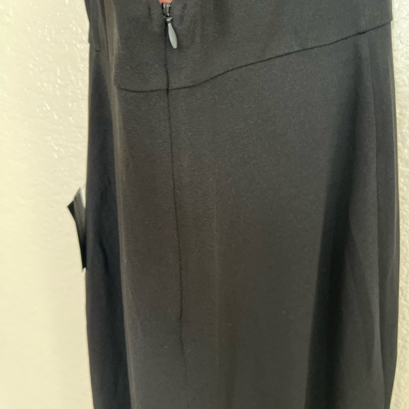 NWOT Keep You Enchanted Black Cutout Halter Mermaid Maxi Dress - Picture 7 of 9